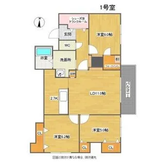 PARTIRE CENT(パルティーレセント)【3階】の間取り