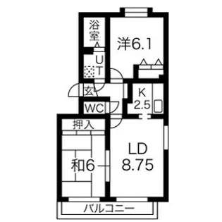 メゾンドインペリアルII【301号室】の間取り