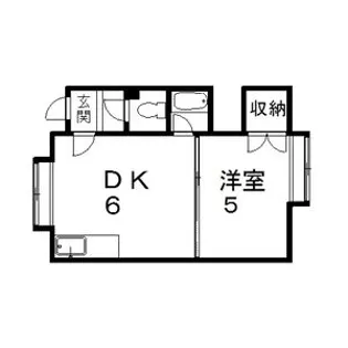ハウスリッツ【201号室】の間取り