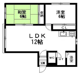 ファミーリエF【101号室】の間取り