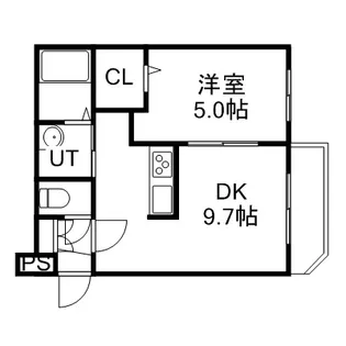 プレミアシティ美園【103号室】の間取り