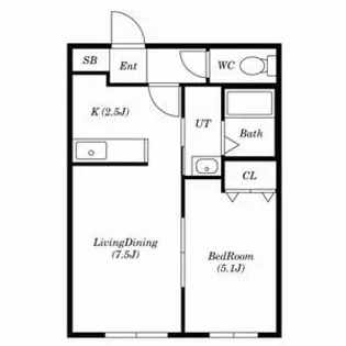 Parente Nango15(パレンテ ナンゴウ15)【4階】の間取り