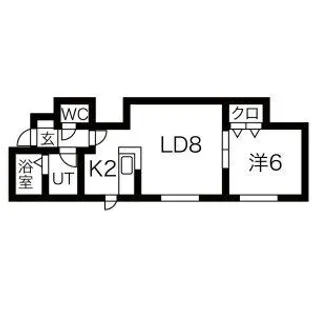 REST HILLS白石駅 A棟【3階】の間取り