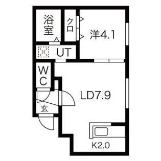 MINES水車町(ミネス)【3階】の間取り