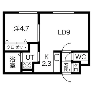 グランスクエアⅡ【3階】の間取り