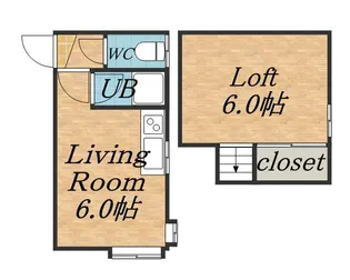 クリフトンテラスA【201号室】の間取り