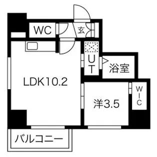 レガーロ札幌ステーション【5階】の間取り