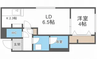 ANGELIC GARDEN新札幌(エンジェリックガーデン)【2階】の間取り