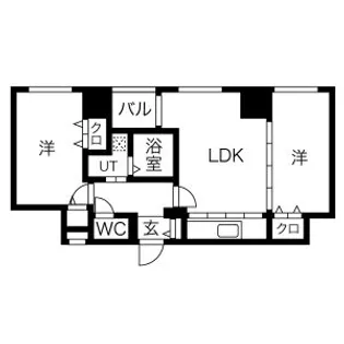 RESIDENCE SAISON【1105号室】の間取り