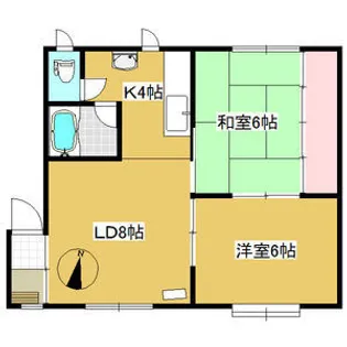 オークハウス【3階】の間取り