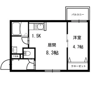 ヴァンヴェール【2階】の間取り