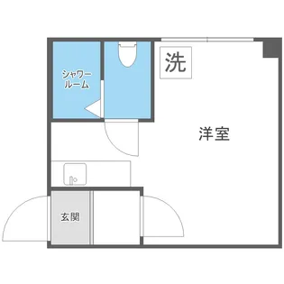 TーROUTE(ティールート)菊水【405号室】の間取り