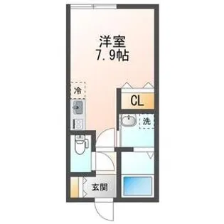 COFFRET(コフレ)月寒【3階】の間取り