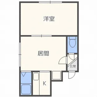 コントレイル【105号室】の間取り