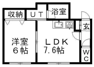レクレール澄川【302号室】の間取り