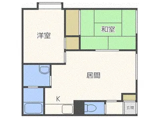 ヴィラウエスト(サッポロエイト)【202号室】の間取り