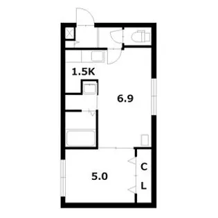 ヴレネージュ平岸WEST【1階】の間取り