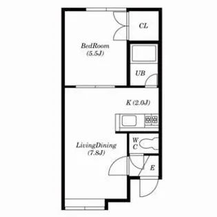 ブレス14【105号室号室】の間取り