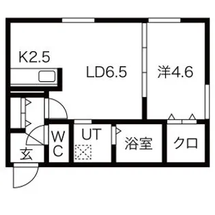 FLANDRE平岸(フランドールヒラギシ)【2階】の間取り