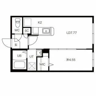 RITZ GRANDE中島公園(リッツグランデ中島公園)【1階】の間取り
