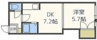 デベックス澄川47【101号室】の間取り