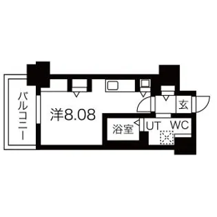 パシフィックタワー札幌【16階】の間取り