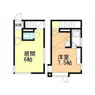 EL・CAMINO月寒【101号室】の間取り