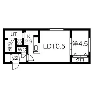 GRACE札幌東【307号室】の間取り