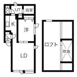 コンフォート【2階】の間取り