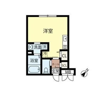 JEEKBLAU豊平【401号室】の間取り