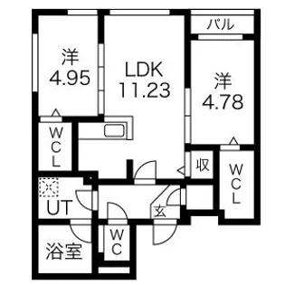 MCDIARMID(マクダミド)【3階】の間取り