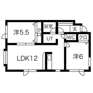 セレス菊水元町【102号室】の間取り