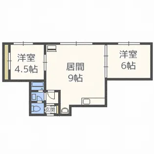 シャレード藤D【0202号室】の間取り