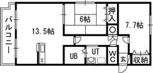 シャルパレット【3階】の間取り