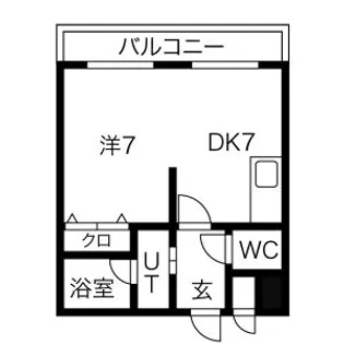 ハイフィールド88【407号室】の間取り