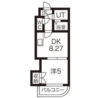 エクセレンス東札幌【305号室】の間取り