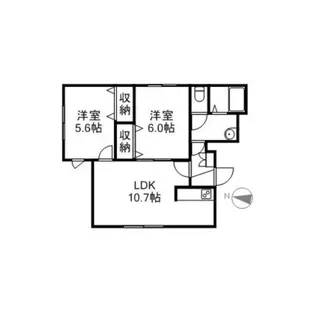 パークシティ中島公園【3階】の間取り