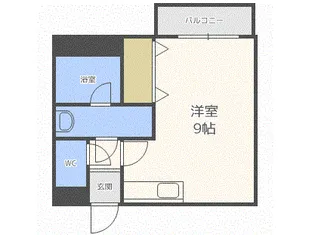 セントポーリア平岸【205号室】の間取り