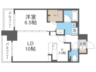 Fリミテッド北広島【0404号室】の間取り