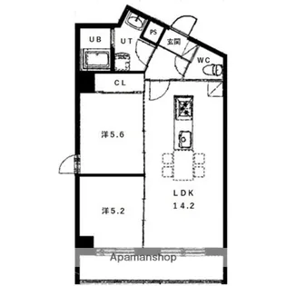 北海道札幌市南区真駒内本町5丁目【マンション】の間取り
