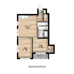 北海道札幌市豊平区月寒東五条16丁目【マンション】の間取り