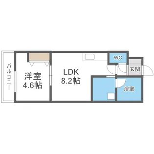 MONACO【00305号室】の間取り