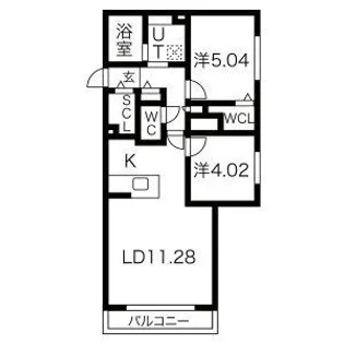 CULMINATION学園前【1階】の間取り