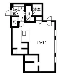 ピオネロ月寒【4階】の間取り