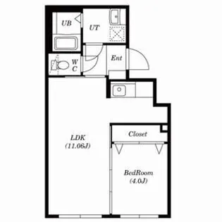 CRETE白石(クレタ白石)【1階】の間取り