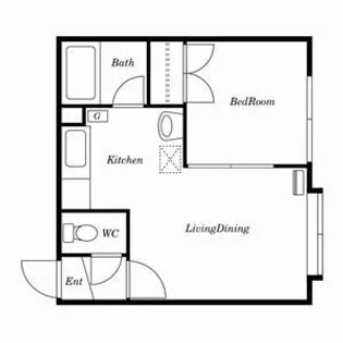 アプロード平岸324【205号室号室】の間取り