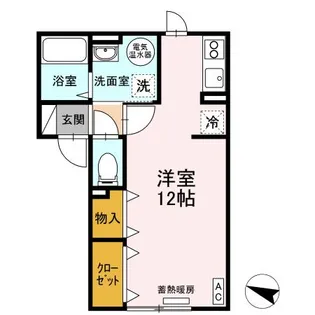グレイススクエア菊水元町 五号館【2階】の間取り