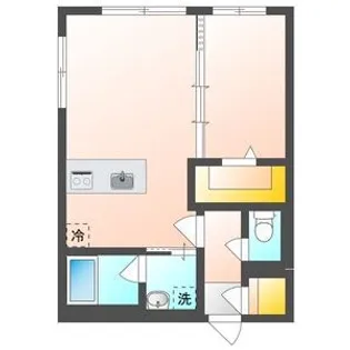 カレラ学園前【4階】の間取り