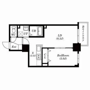 REEF LUANA(リーフルアーナ)【305号室号室】の間取り