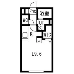 1Kの間取り画像